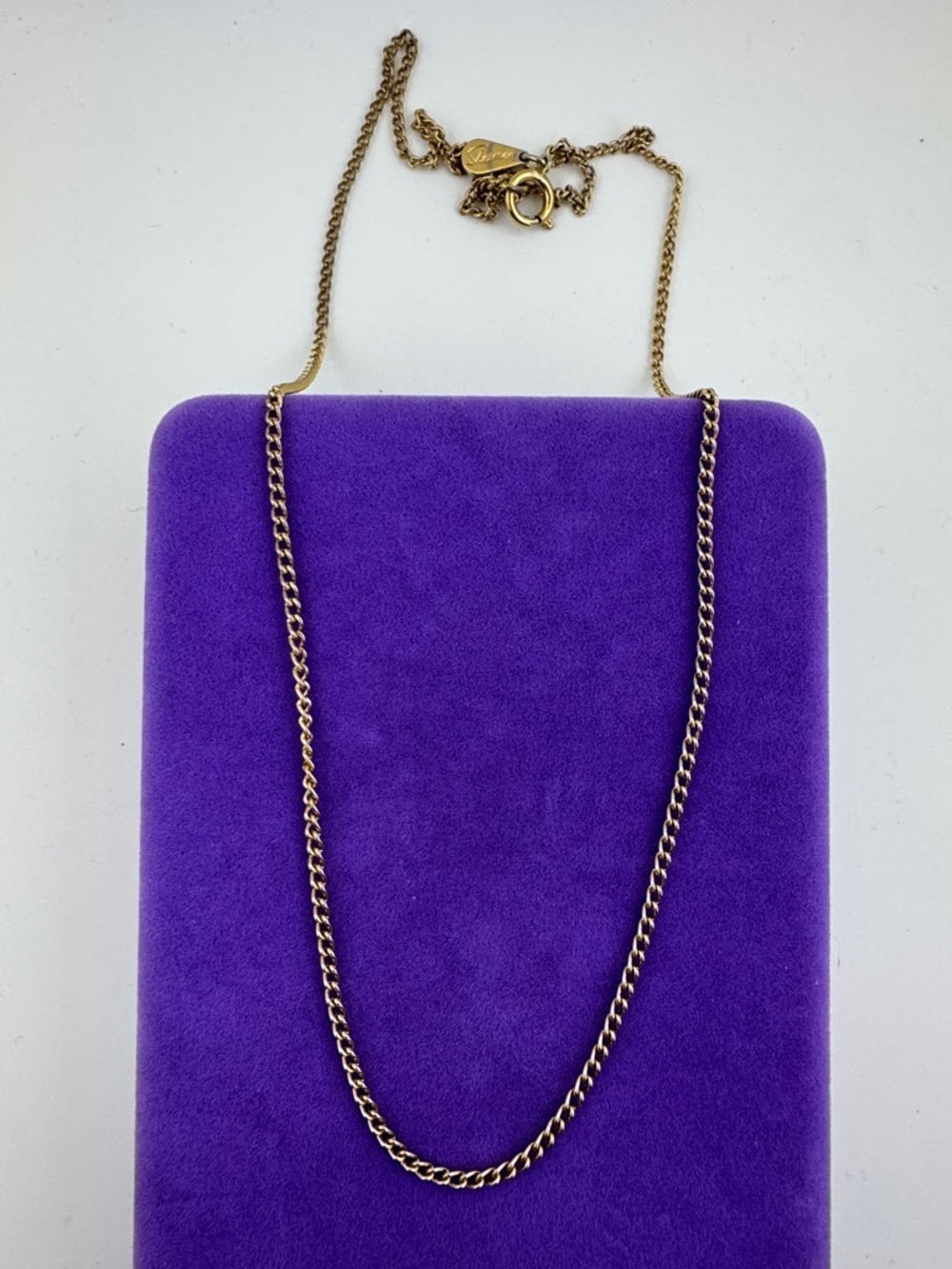 💛 Vintage Sherman Gold Plated Chain Necklace | Designer Layering Mid Century